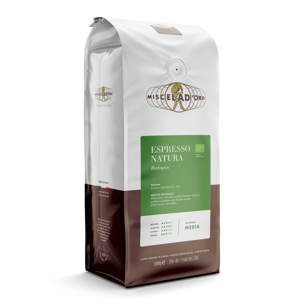 Miscela D’Oro Natura Organic Espresso Beans, 2.2lb Bag