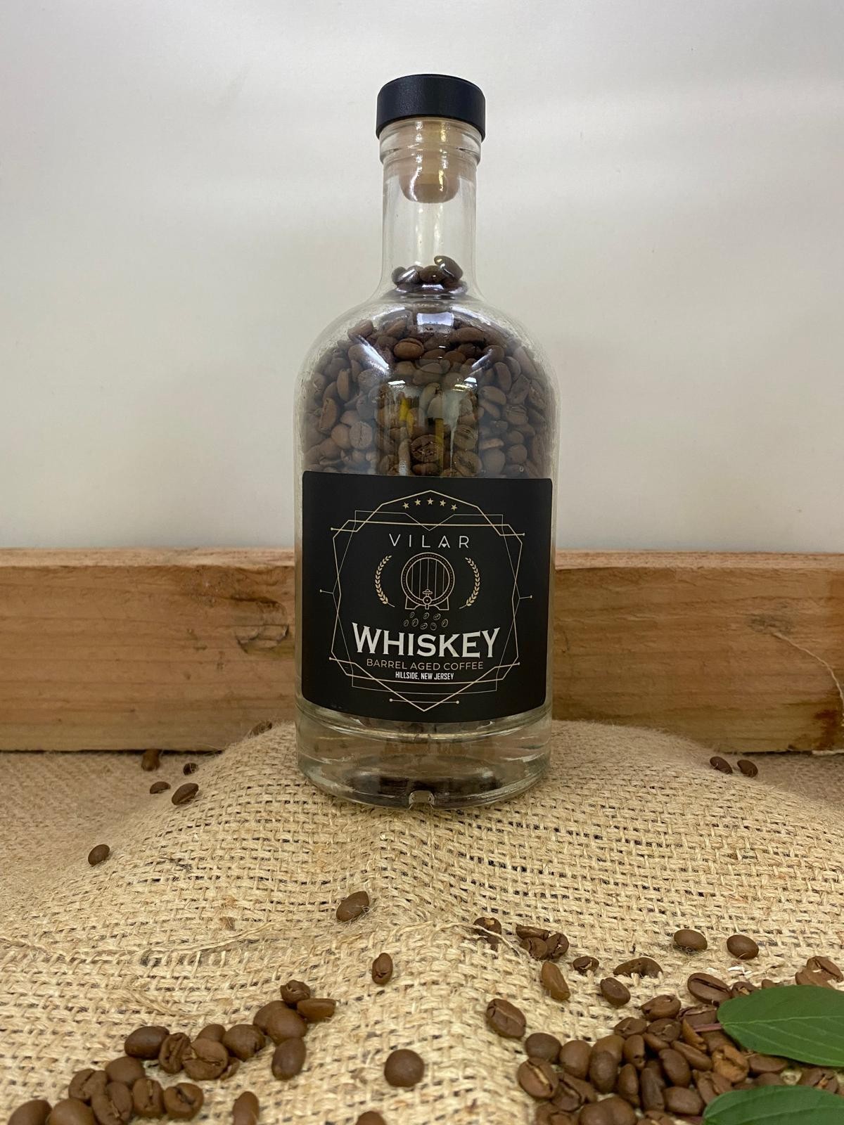 WHISKEY BARREL AGED WHOLE BEAN COFFEE LIMITED QUANTITIES !! LIGHT ROAST !