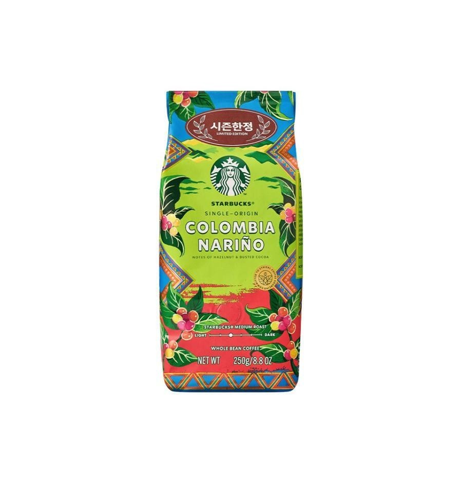 Starbucks Colombia Narino 2026 Whole Bean Coffee 250g 8.8oz Limited Fresh