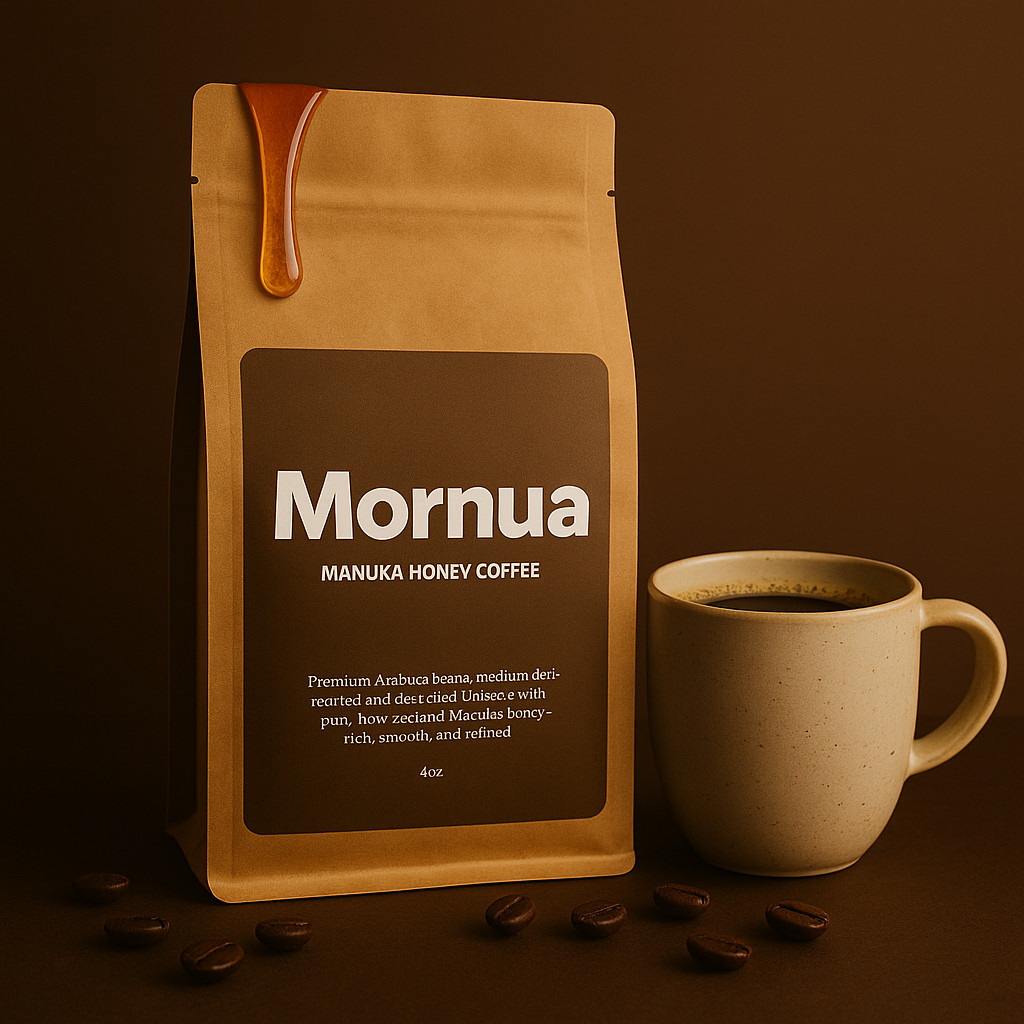 Manuka Honey Coffee 4oz – Premium Arabica Beans, Natural Energy, Smooth Taste