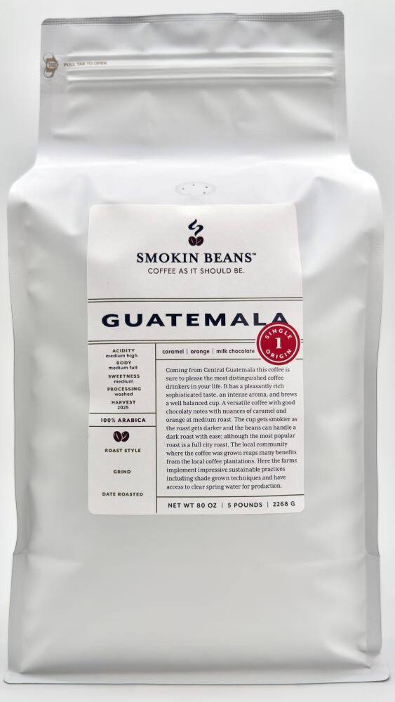 8oz/5lb – Guatemala – Central America – Fresh Roasted To Order Coffee