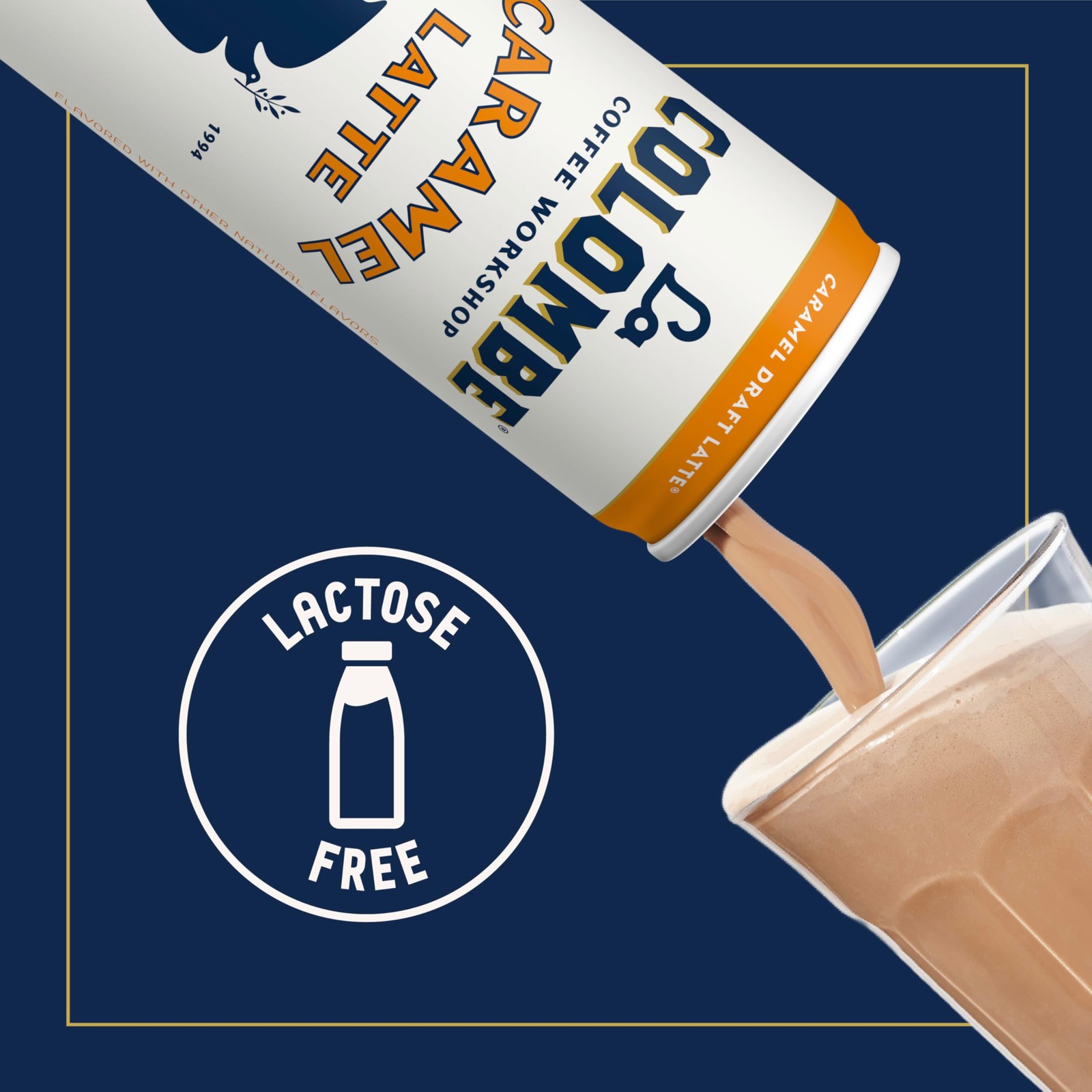 La Colombe Coffee, Caramel Draft Latte, 11 fl oz Cans 11 Fl Oz (Pack of 12)