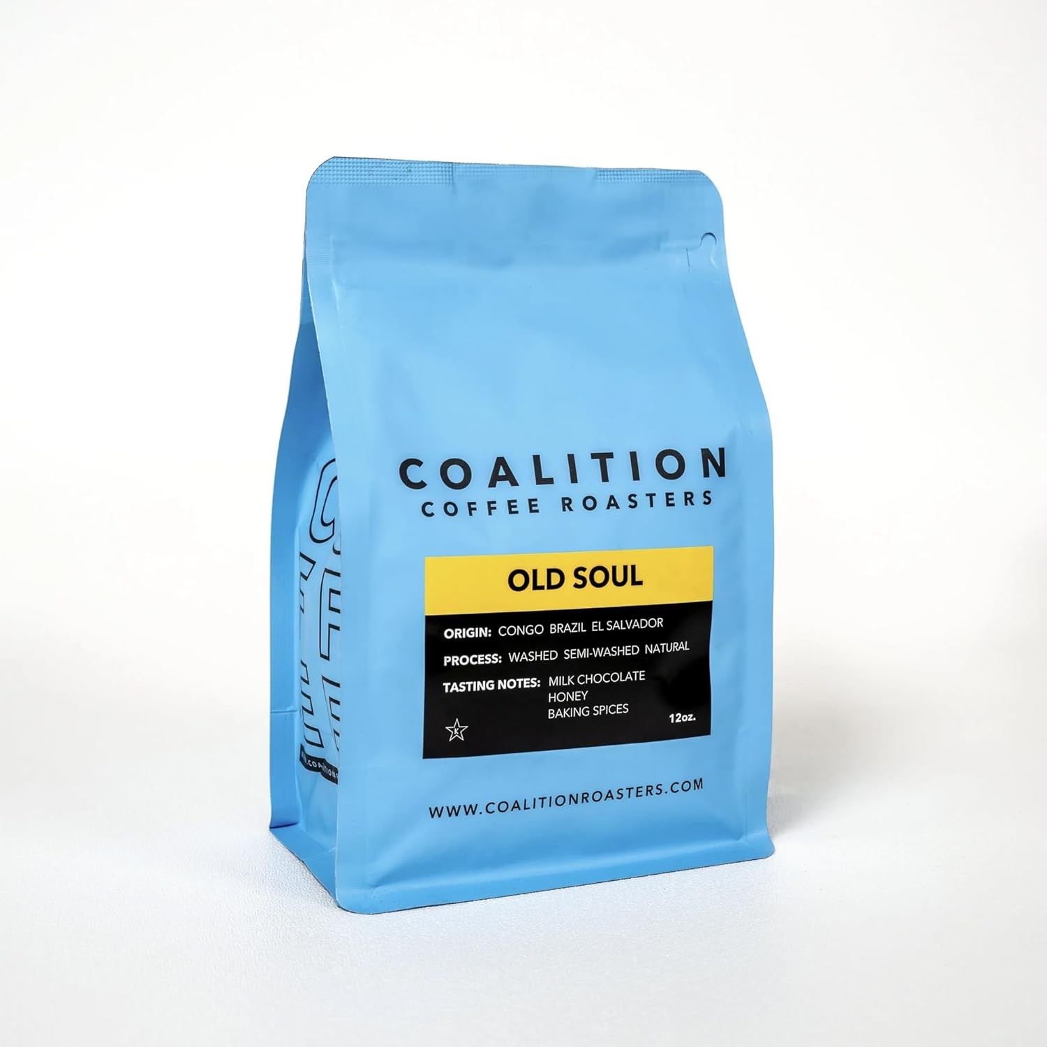 Coalition Coffee Roasters Old Soul Espresso Beans, 12 oz, Medium Dark Roast