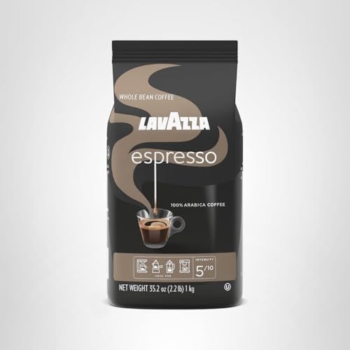 Lavazza Espresso Whole Bean Coffee, Medium 35.27 Ounce (Pack of 1), May Vary