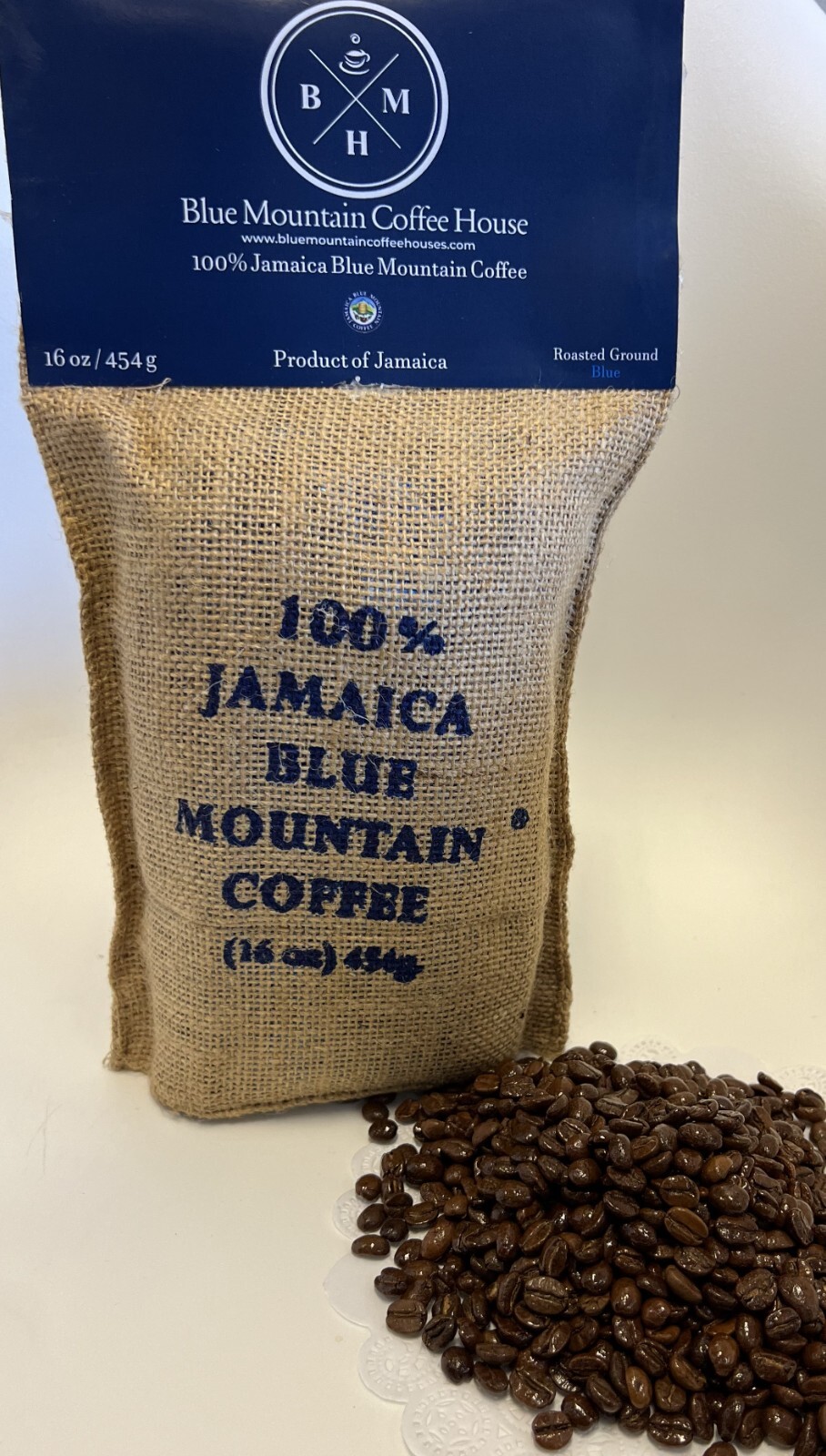 100% Pure Jamaican Blue Mountain Coffee – Silver 16oz – Grade II