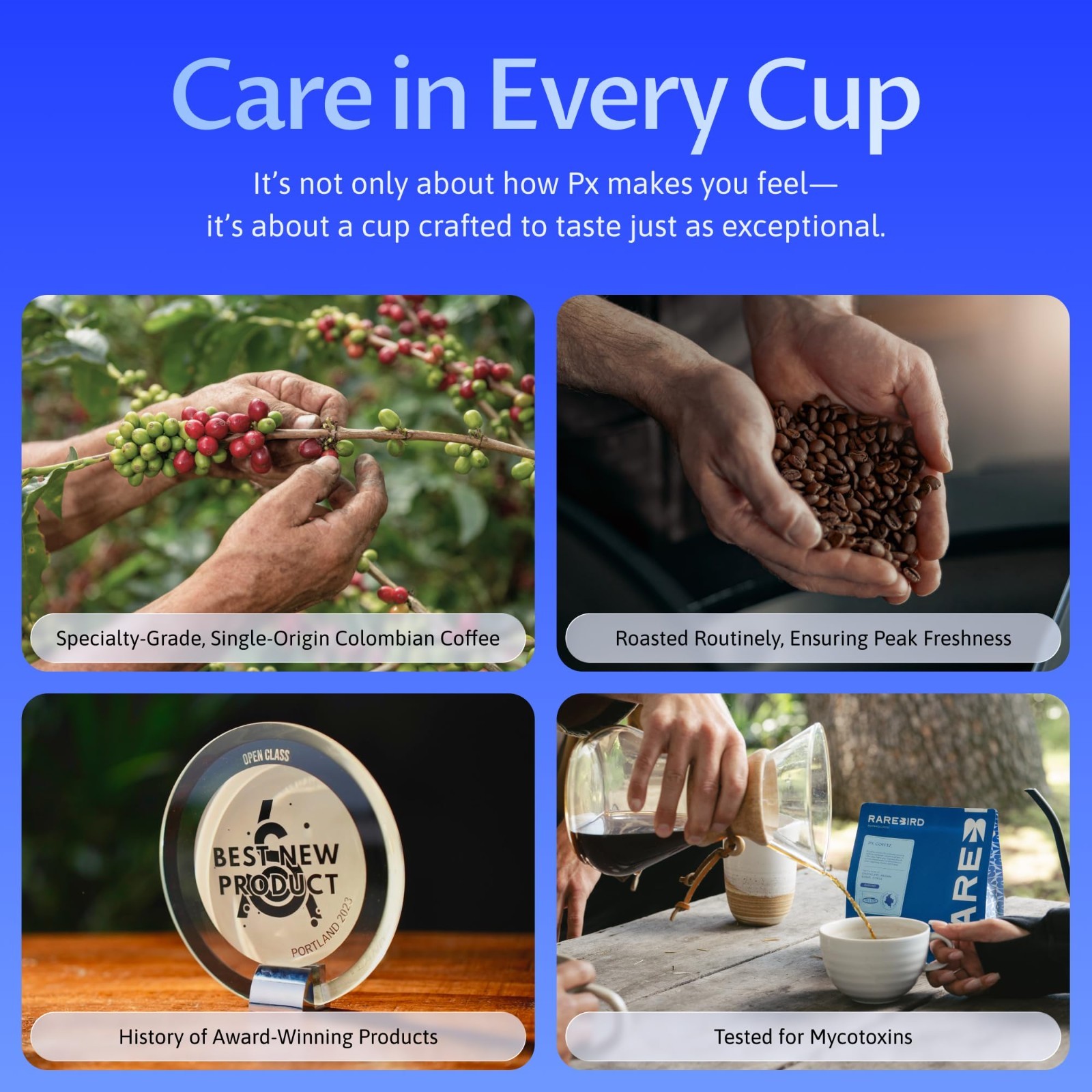 Medium Roast Whole Bean Coffee – Specialty Grade, Smooth Energy, Sleep-Friendly