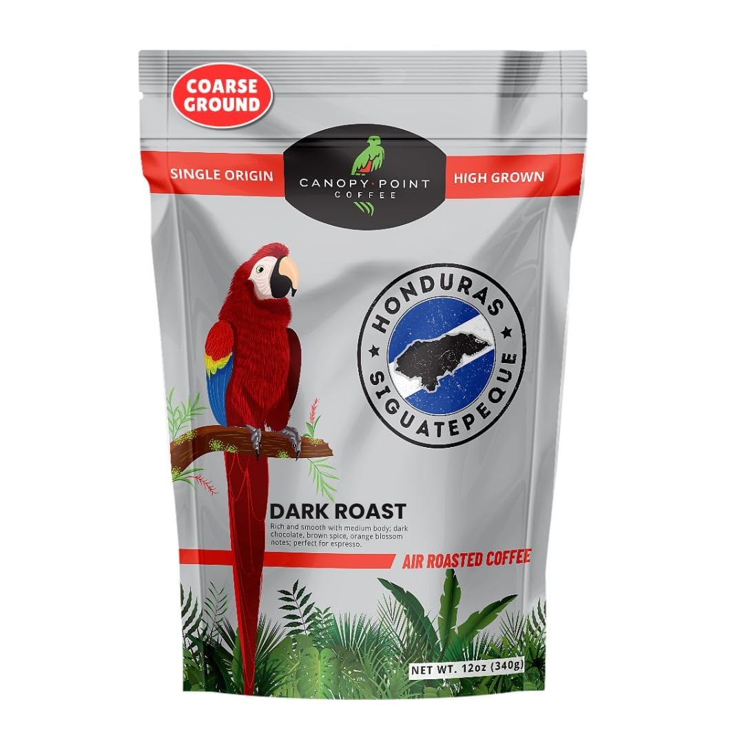 Fee Honduras Dark Roast | Coarse Ground Coffee For Cold Brew French Press Perc