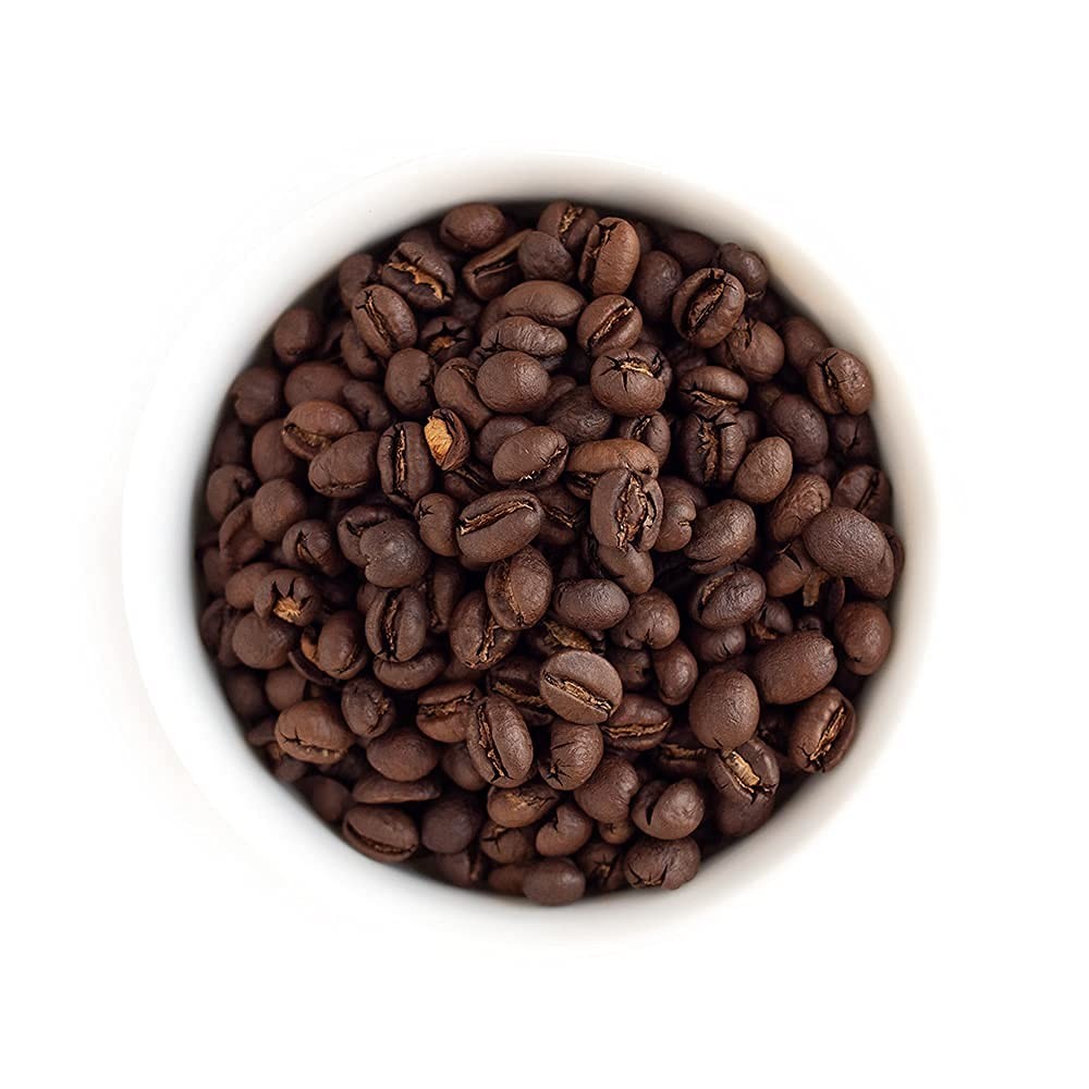 2 LB 32 Oz Tanzanian Peaberry Light Roast Kosher Whole Bean Coffee Fresh