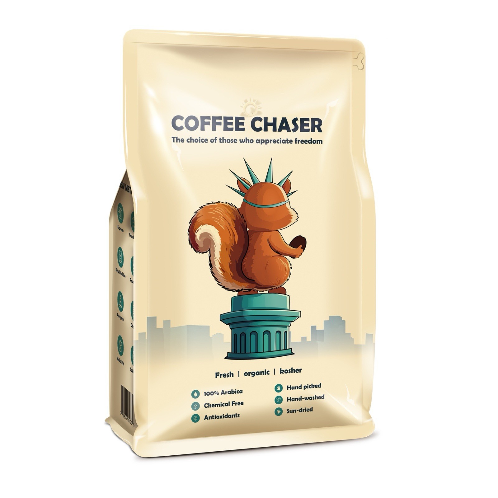 Coffee Chaser Freshly Medium Roasted Colombian Coffee Beans
