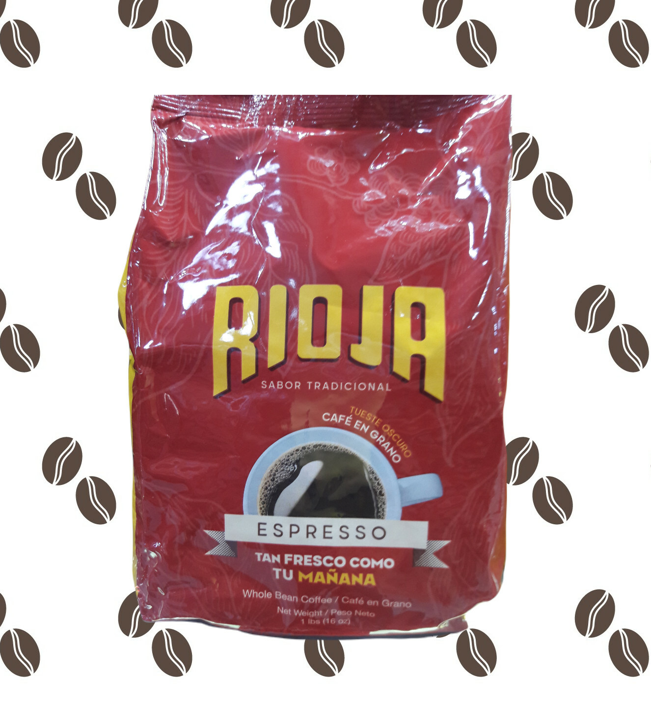 COFFEE RIOJA BEANS 1 lb