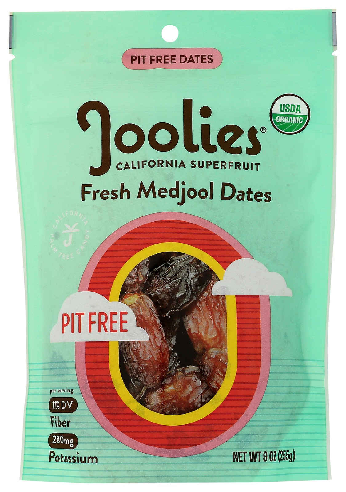 Joolies Fresh Organic Medjool Dates Pit Free 9 Oz 12 Pack