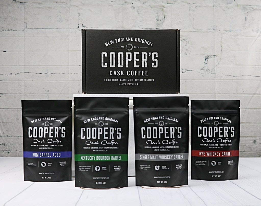 Bourbon Barrel & Single Origin Coffee Box Set – 16Oz Ground Each