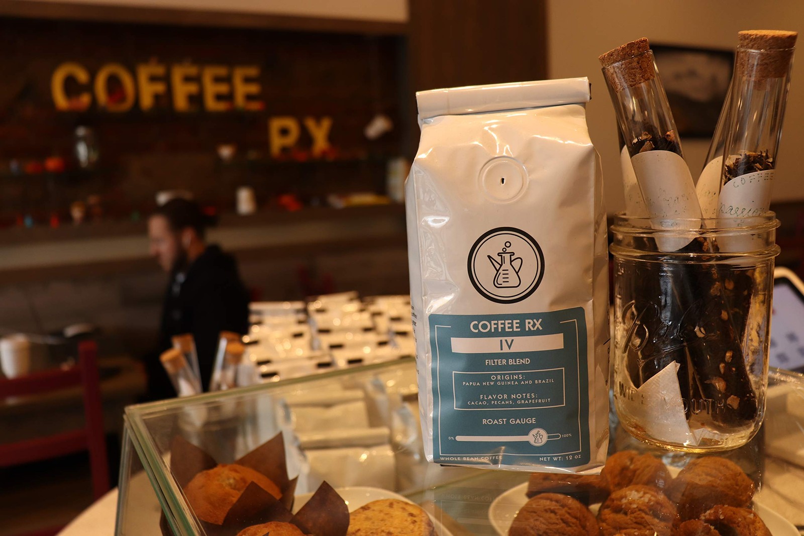 IV Drip Espresso Whole Coffee Beans 12 Oz Fresh Roasted Premium Hot Beverage