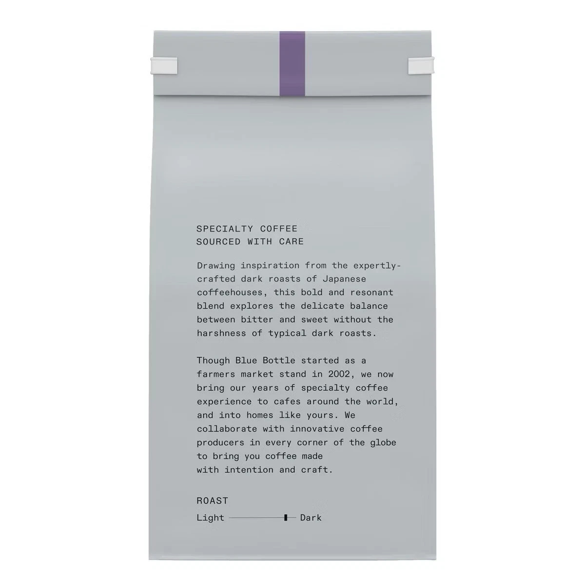 Blue Bottle Whole Bean Organic Coffee, EXTRA BOLD, Dark Roast, 12 oz bag Pack