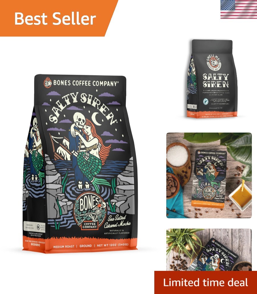 Gourmet 12 oz Caramel Chocolate Medium Roast Coffee – & Keto Friendly