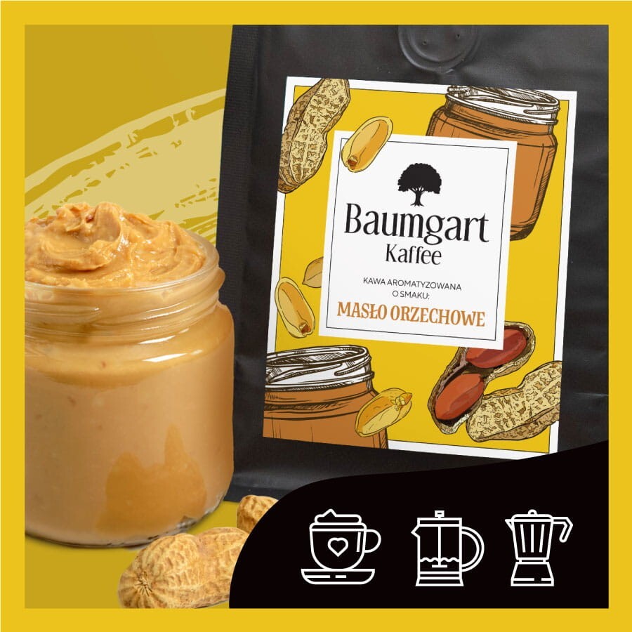 Baumgart PEANUT BUTTER Flavored – Ground Coffee 200g/7.04oz