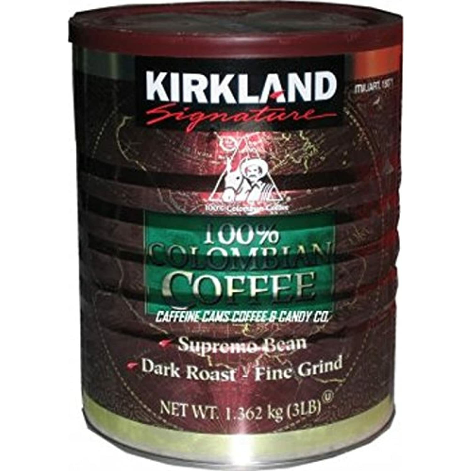 Kirkland Signature 100% Colombian Coffee, 3 Pound