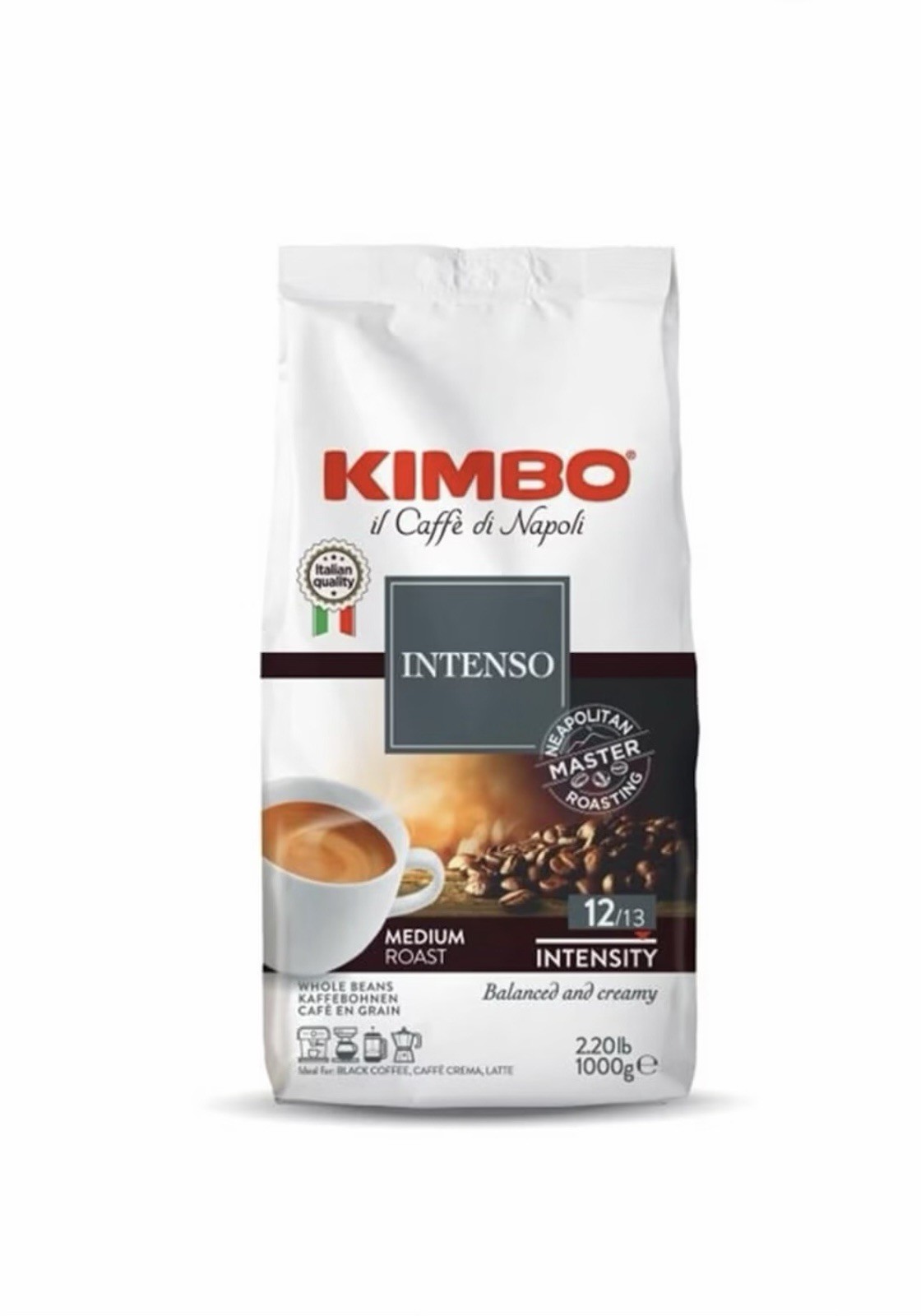 Kimbo Intenso 2.2lb Espresso Whole Beans (Imported From Italy 🇮🇹)