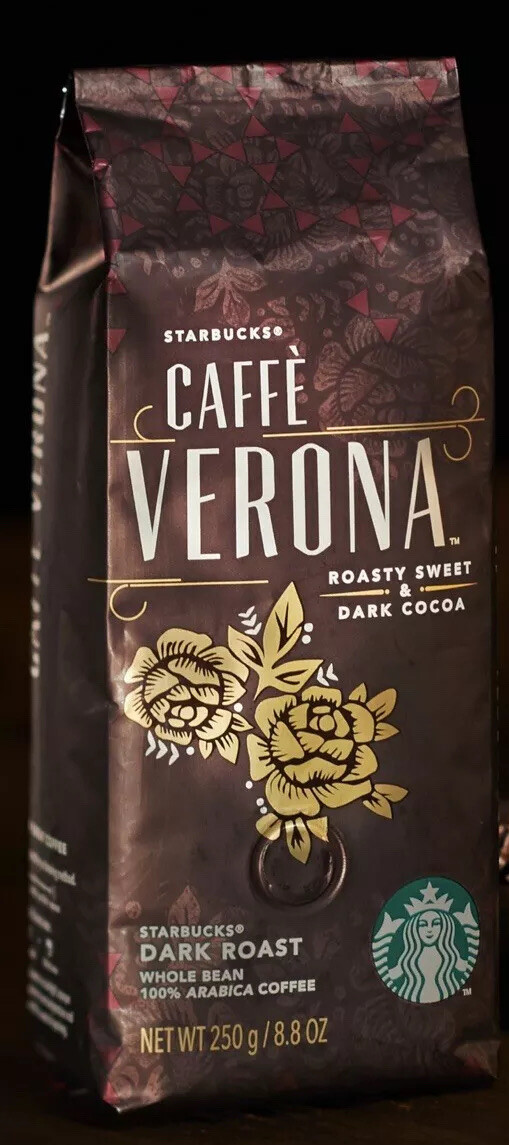 〈Starbucks Japan〉CAFFE VERONA whole bean coffee 8.8oz 250g