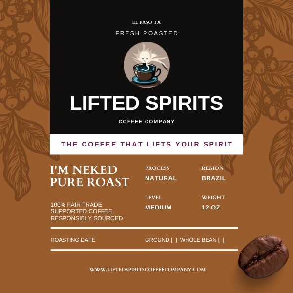 Fresh Roasted 100% Brazilian Cerrado Arabica Coffee 12 Oz Whole Bean or Ground