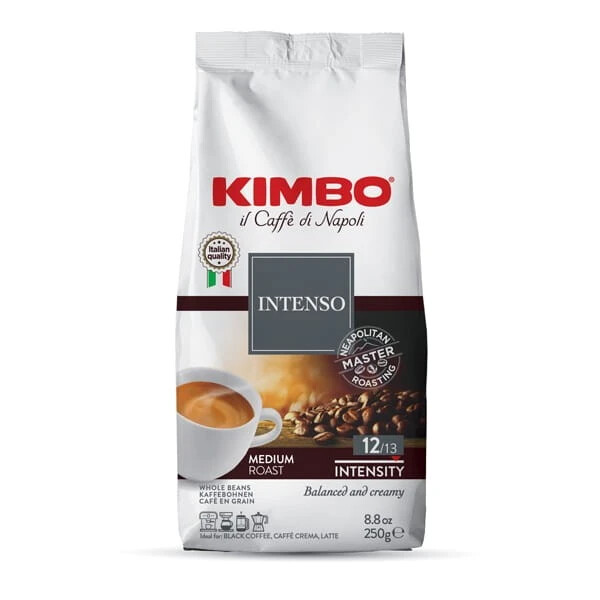 KIMBO Aroma Intenso Coffee Beans 250g / 8.8oz