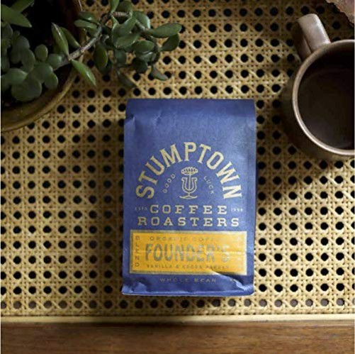 Stumptown Founder’s Blend Organic Whole Bean Coffee – 12 oz, Vanilla & Cocoa