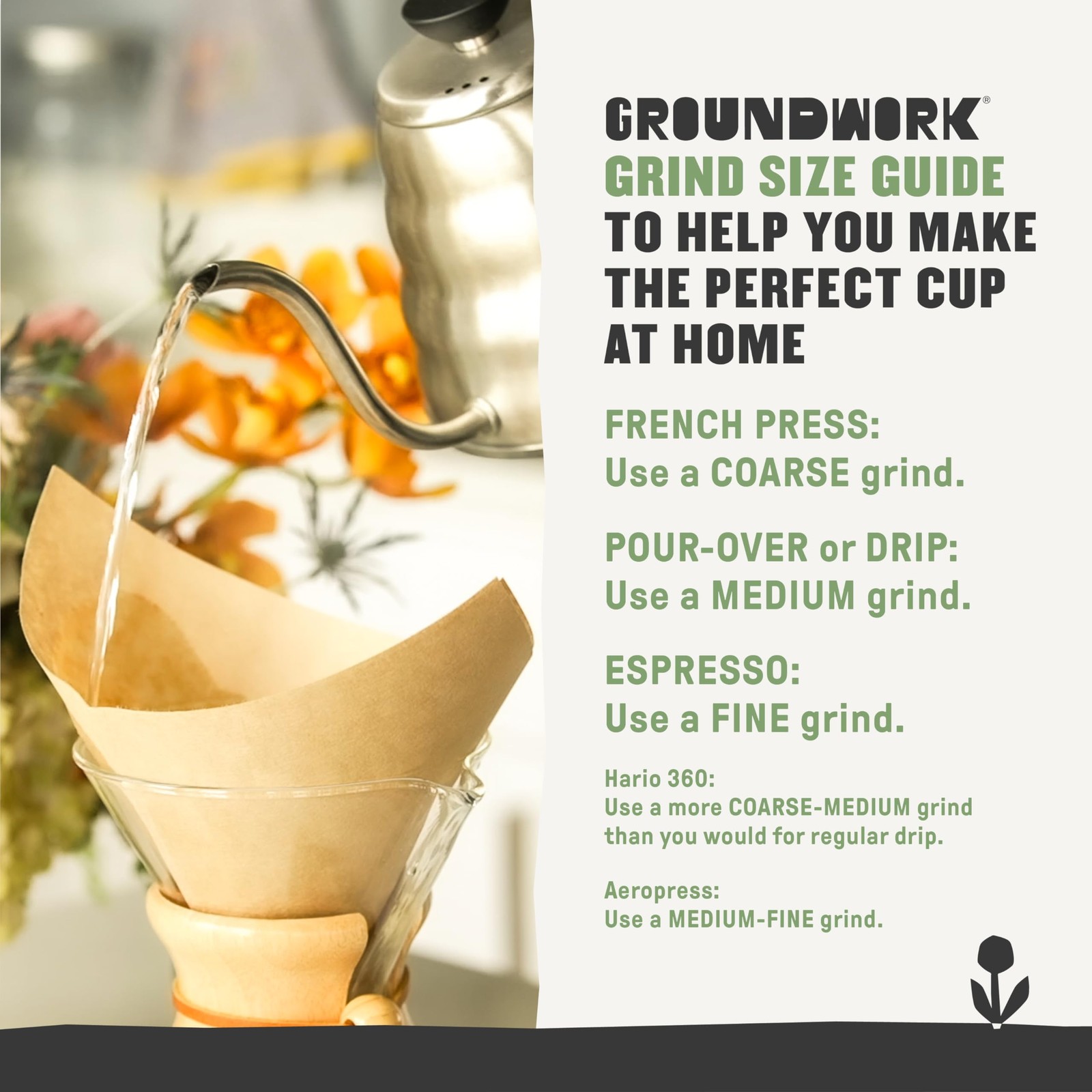 GROUNDWORK Ethiopia Heirloom Blend – Whole Bean 12 Ounce (Pack of 1), Black