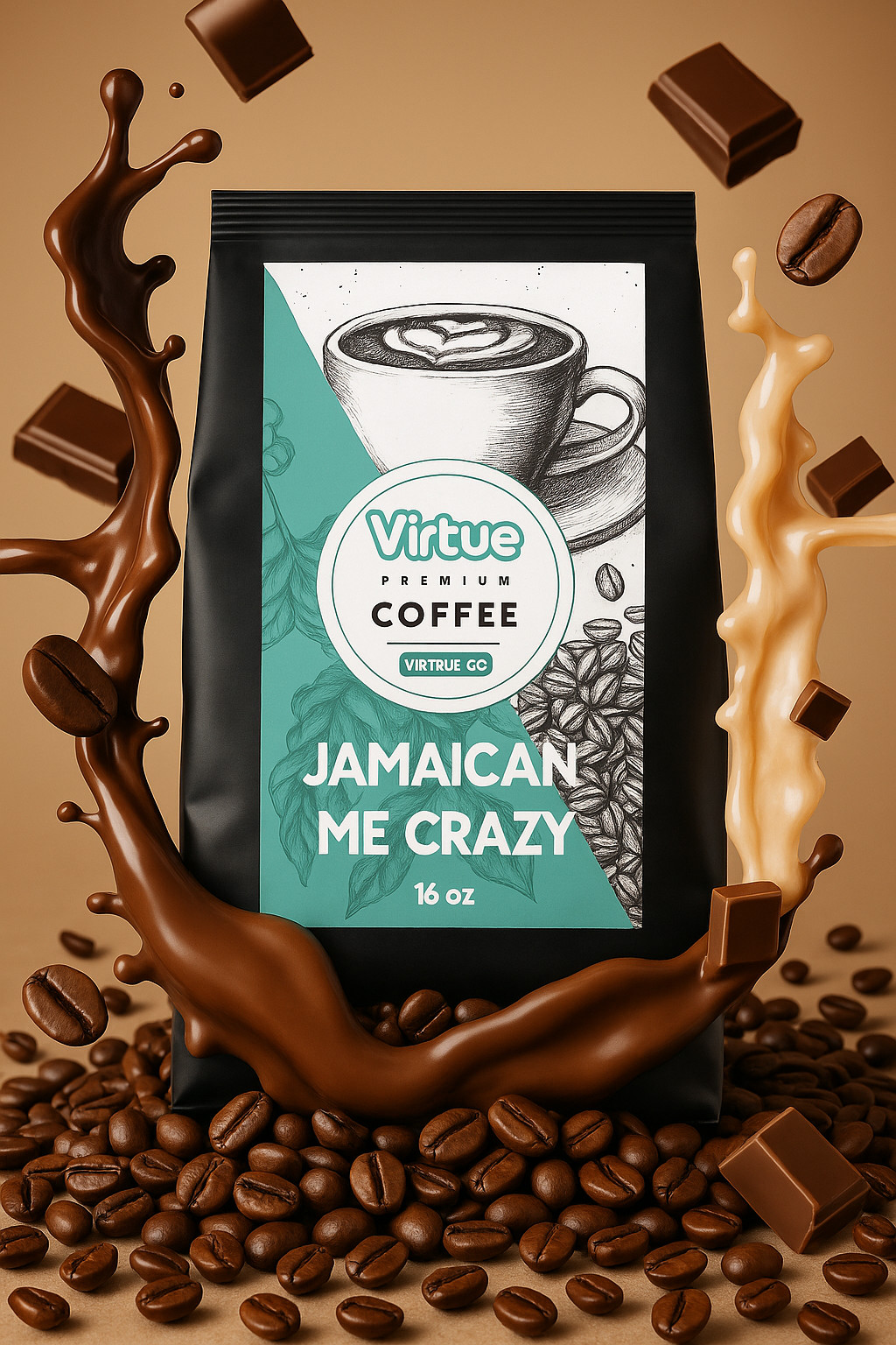 Jamaican Me Crazy Coffee 16oz – Chocolate & Kahlua – Ground or Whole – Fast Ship
