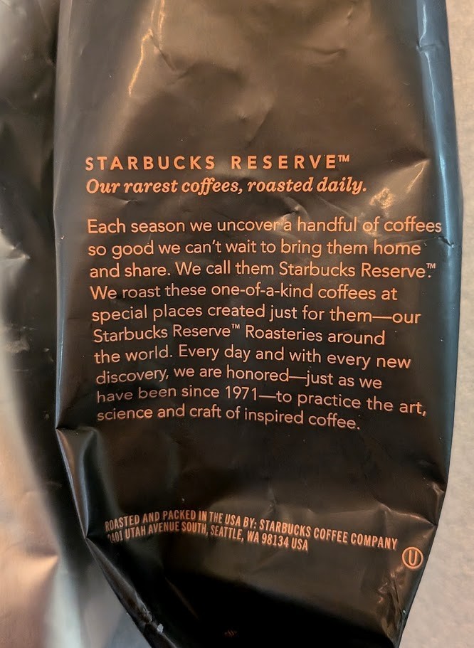 Starbucks Bundle ~ Starbucks Reserve + Starbucks Cold Brew ~