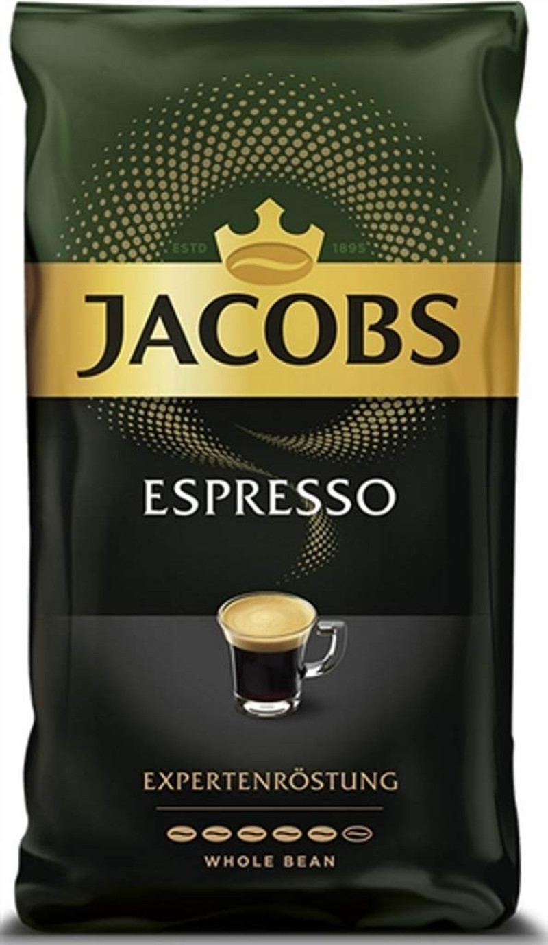 Espresso Whole Bean Coffee Dark Roast Full Body Caffeinated 1000g 35.2 oz
