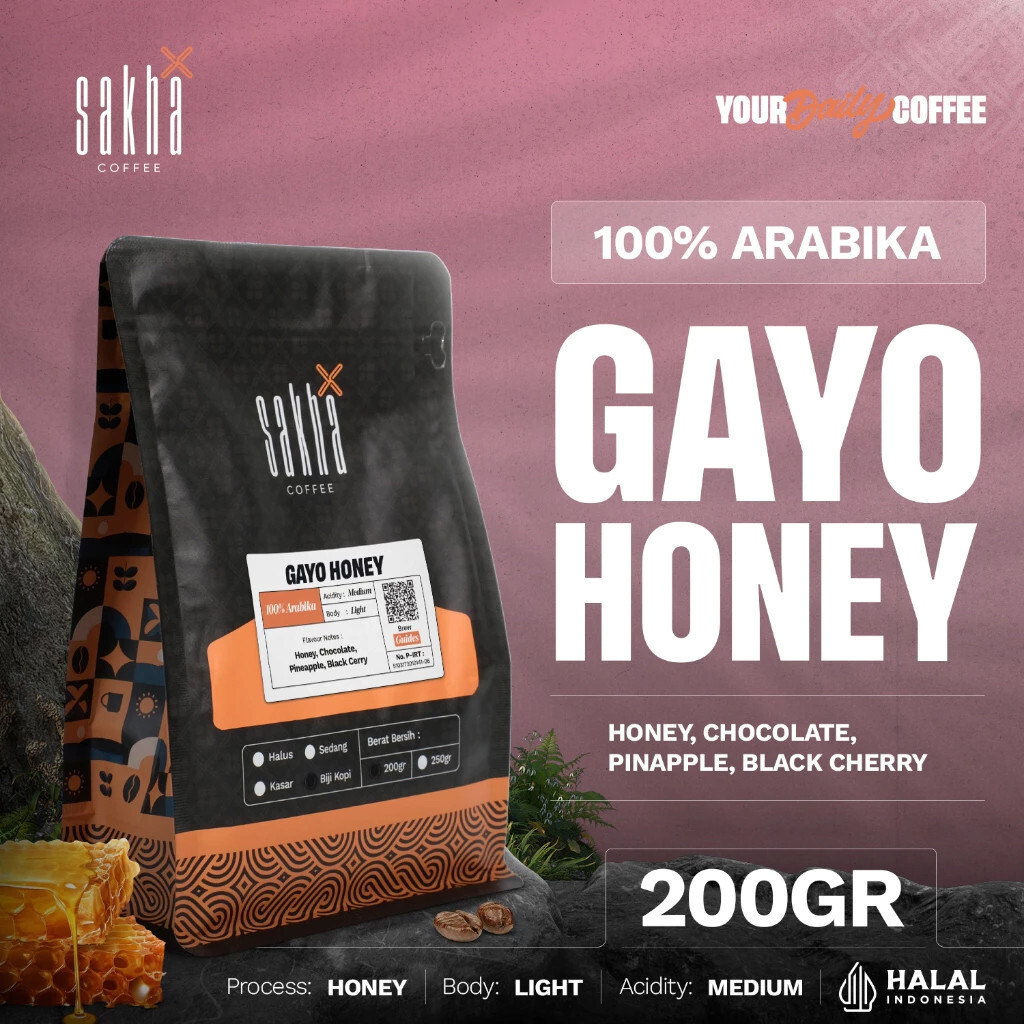 Gayo Arabica Coffee Beans Honey Arabica Coffee Roast Beans