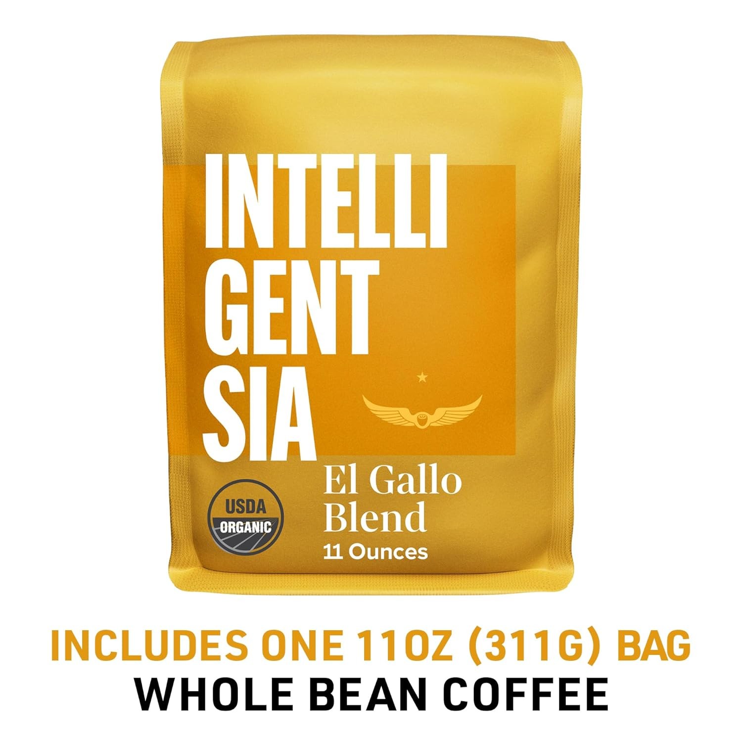 Intelligentsia Coffee, USDA Organic Light Roast Whole Bean Coffee, 100% Arabica