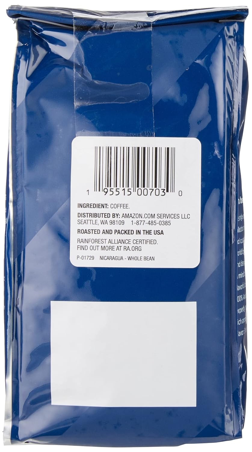 Medium Roast Nicaragua Coffee, 12 Oz Whole Bean