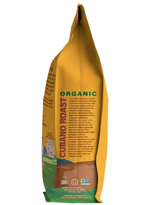 Mayorga Café Roast, USDA Organic, Dark Roast, Whole Bean Coffee 2lbs 2-pk