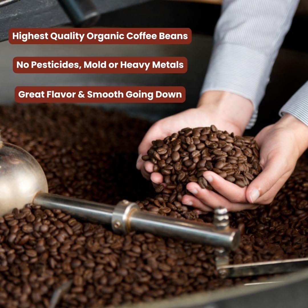 Organic Mold Free Coffee, Gift Sampler Set, 1.32 LBs in 6 Bags