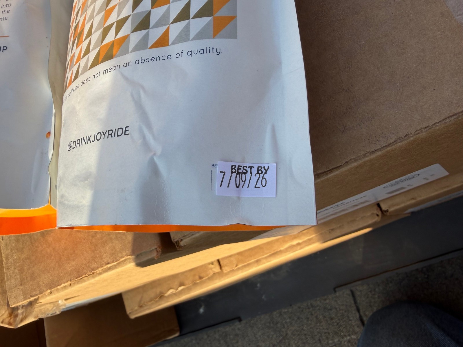 3x 16oz JOYRIDE Joy Ride Damn Fine DECAF Whole Bean Coffee BB 7/9/2026 java