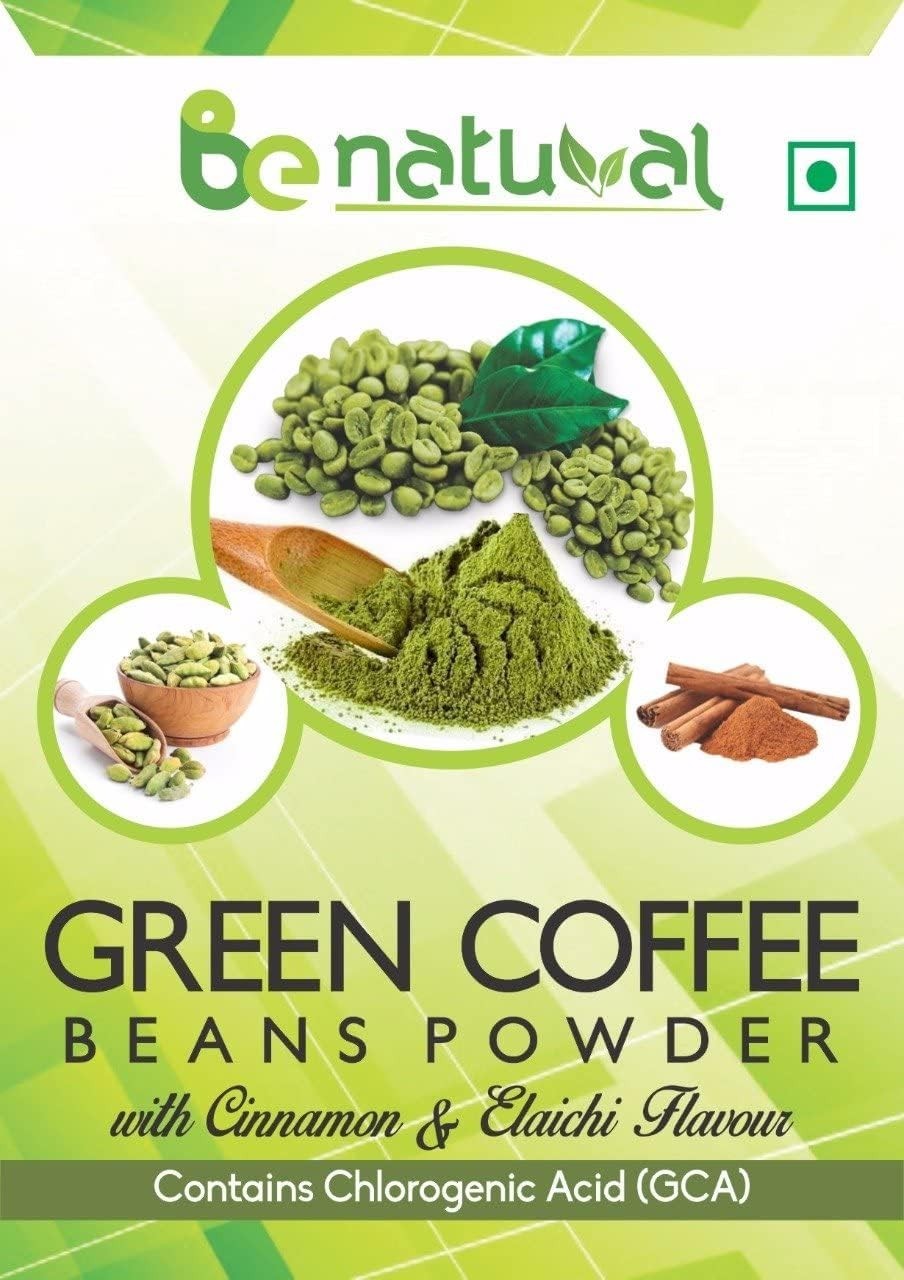 Green Coffee Beans Powder Be Natural Organic Green Coffee Beans Flavoured Powder