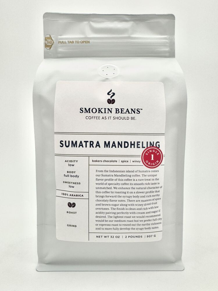 8oz/5lb – Sumantra – Indonesia – Premium Fresh Roasted To Order Coffee