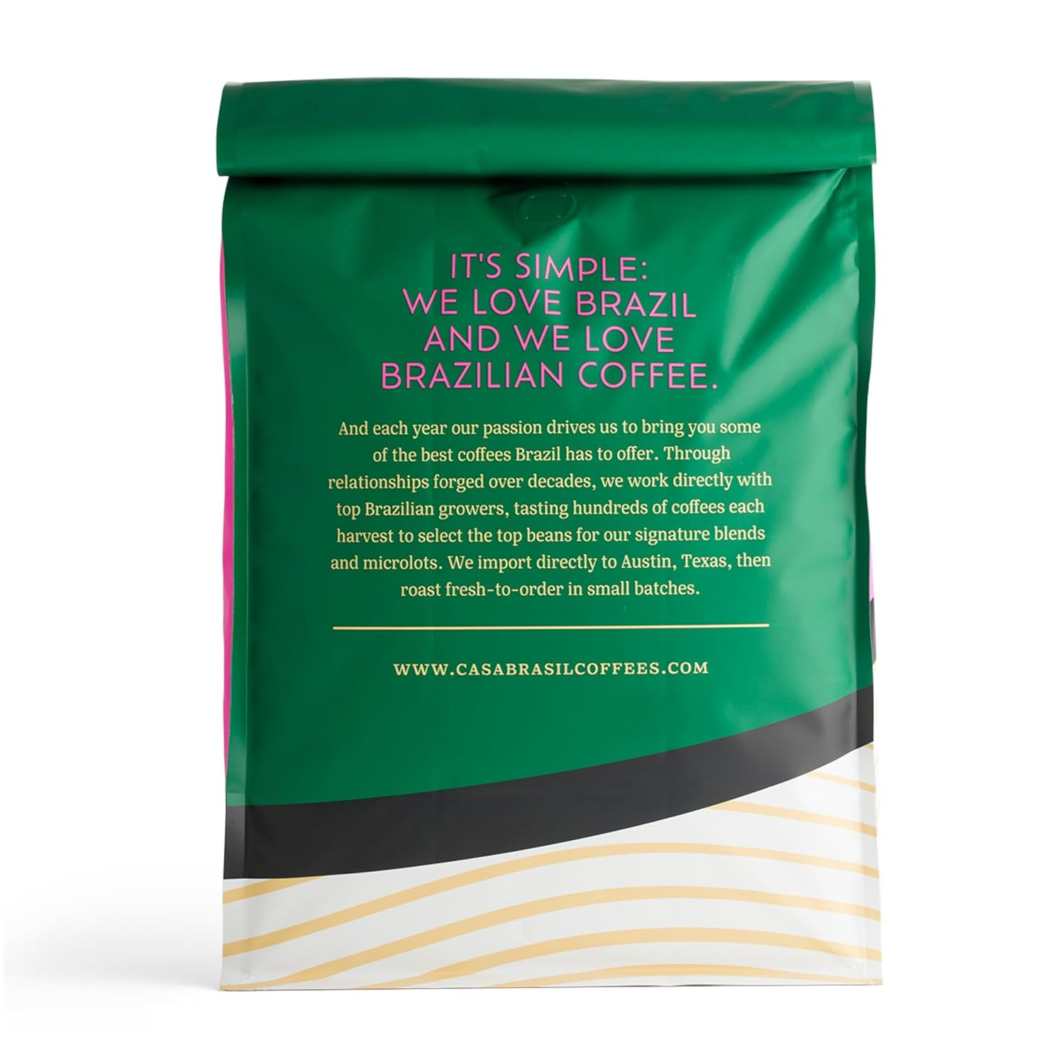 Decaf Whole Bean Coffee – Medium Roast, Swiss Water Process, 12oz
