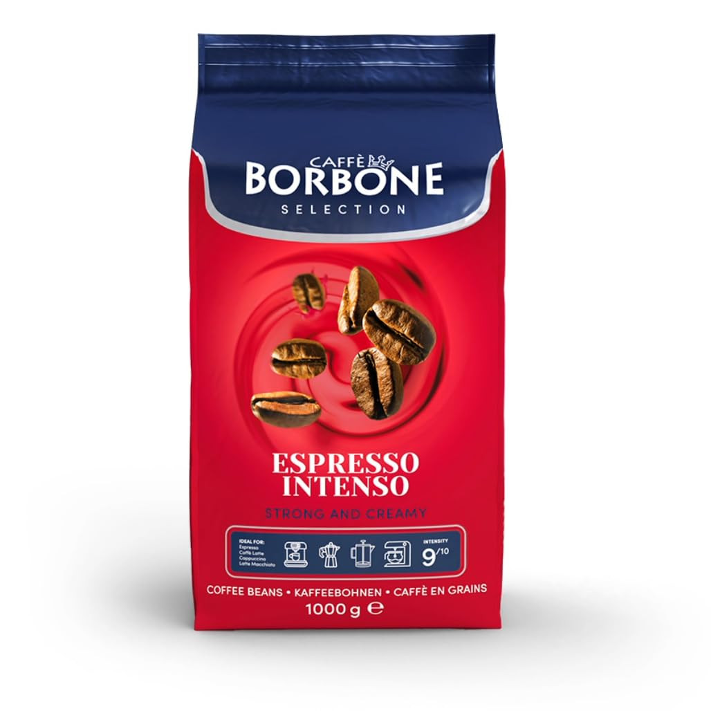 Caffe Borbone Espresso Intenso Whole Bean Coffee Medium Roast 2.2lb Bag