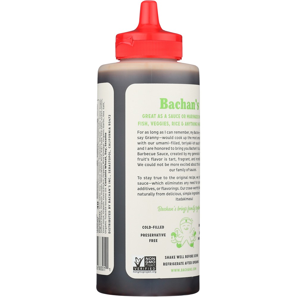 Bachan’S Japanese Barbecue Sauce Yuzu 17 Oz 6 Pack