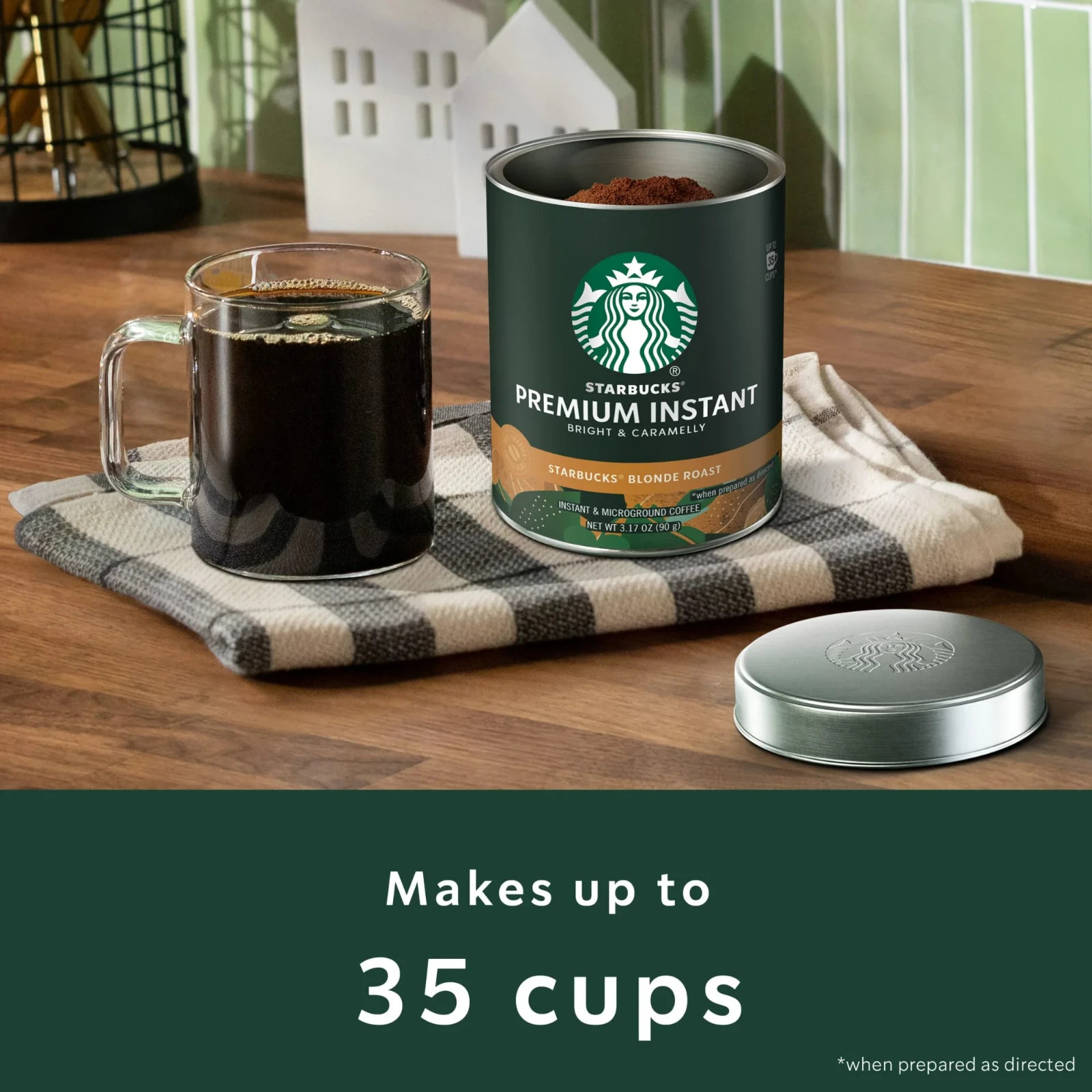 Starbucks Premium Instant Coffee, Starbucks Blonde Roast Coffee, Arabica Beans,