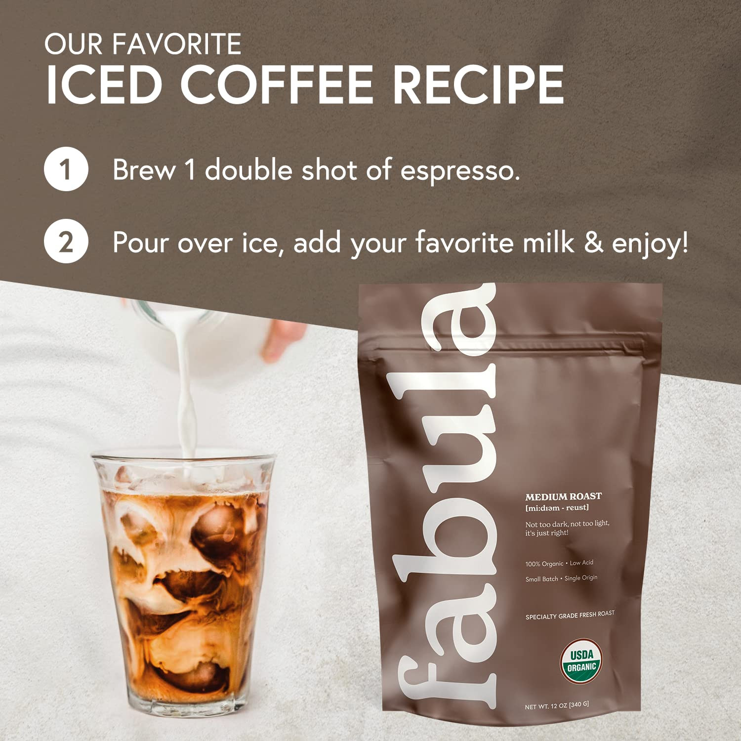 Low Acid Coffee Beans Whole, USDA Organic Coffee Beans Medium Roast – Non-GMO –