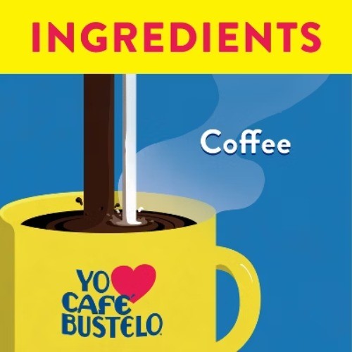 Cafe Bustelo Espresso Style Whole Bean Dark Roast Coffee – 16oz