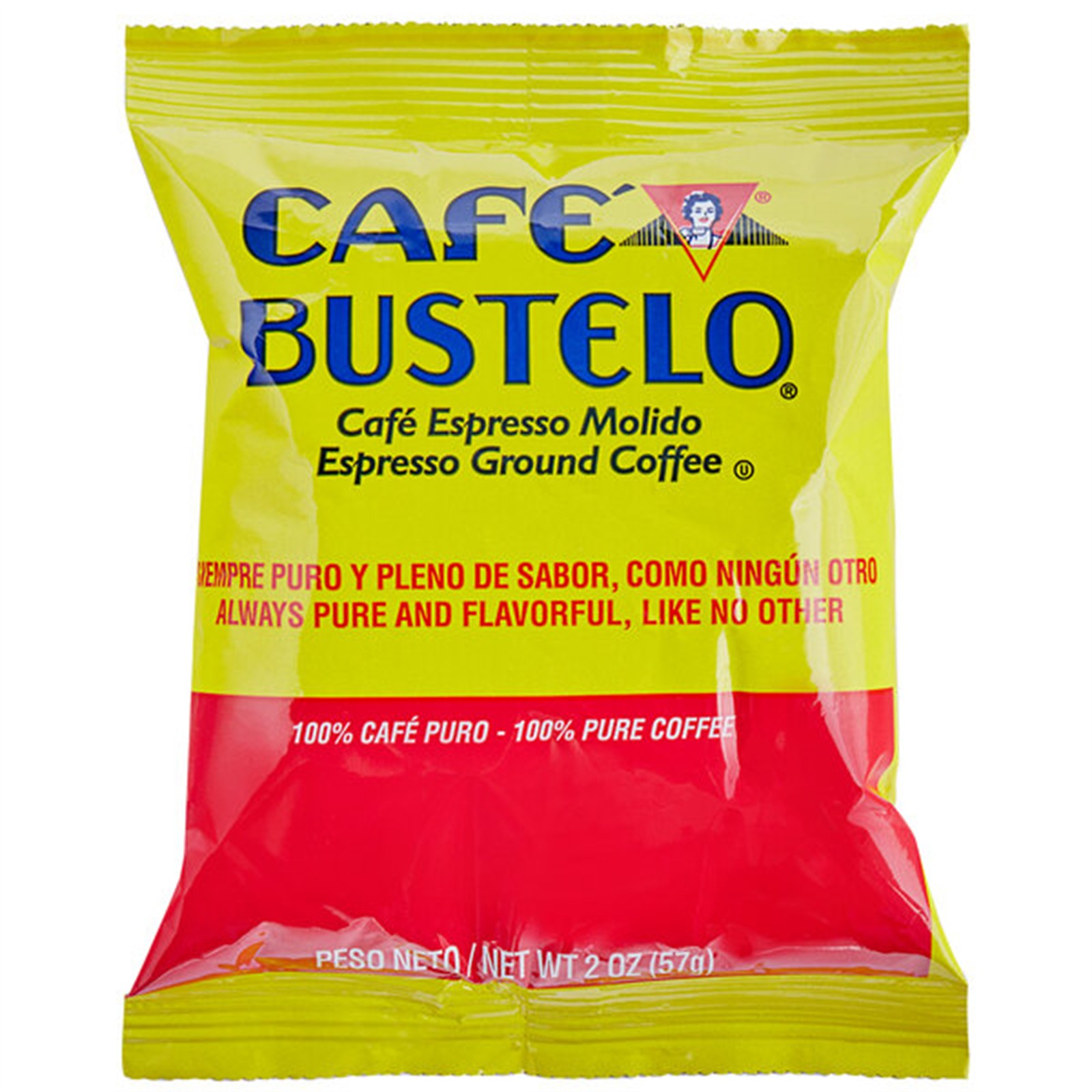 Cafe Bustelo Espresso Ground Coffee Packet 2 oz. – 30/Pieces WS-110BSPK1014