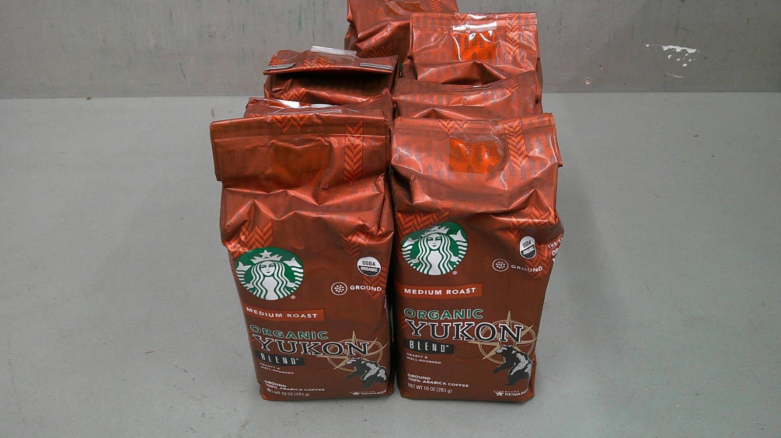 Starbucks Organic Yukon Ground Coffee – 10oz Bag – Pack of 7 Bags