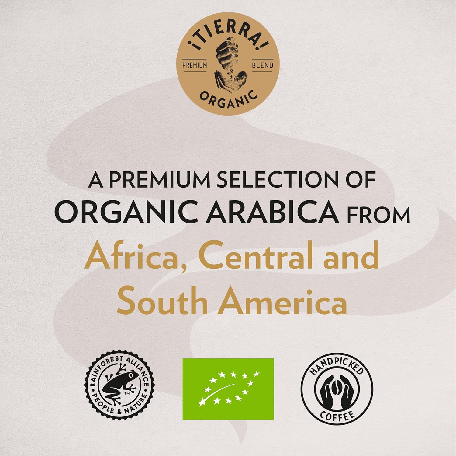 Lavazza ¡Tierra! Organic for Planet Whole Bean Coffee, Light Roast, 100% Arabica