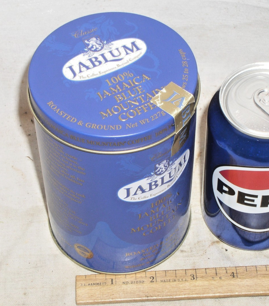SEALED 8 OZ CAN 100% BLUE MOUNTAIN JABLUM CLASSIC JAMAICA ROASTED GROUND COFFEE