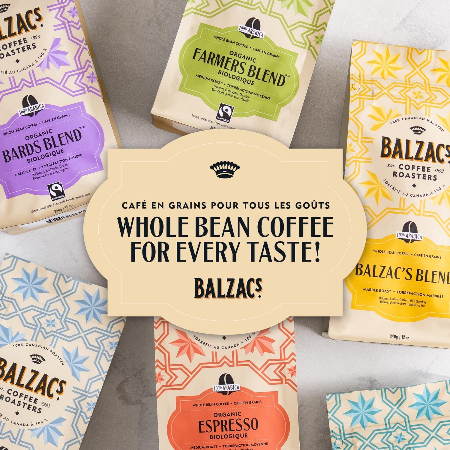 Balzac’s Coffee Roasters – Espresso Blend | Fairtrade Organic | 100% Arabica Who