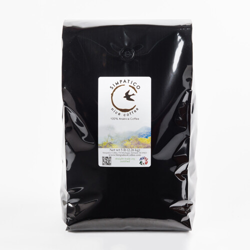 Simpatico Low Acid Coffee – Organic Medium Roast – Free Shipping